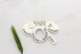 mixed charms necklace {sterling silver}
