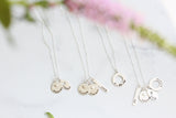 mixed charms necklace {sterling silver}