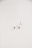 birthstone post earrings