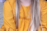 llama necklace {silver & gold}