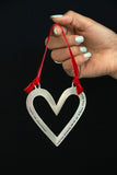 open heart ornament