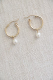 large pearl hoops