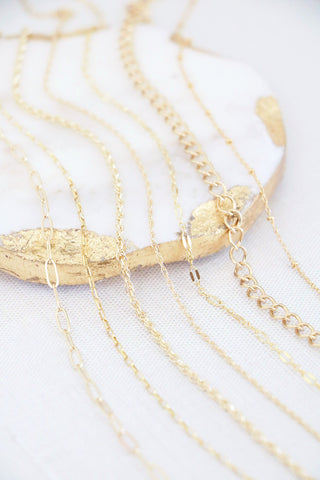 layering chain {silver + gold }