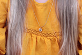 llama necklace {silver & gold}