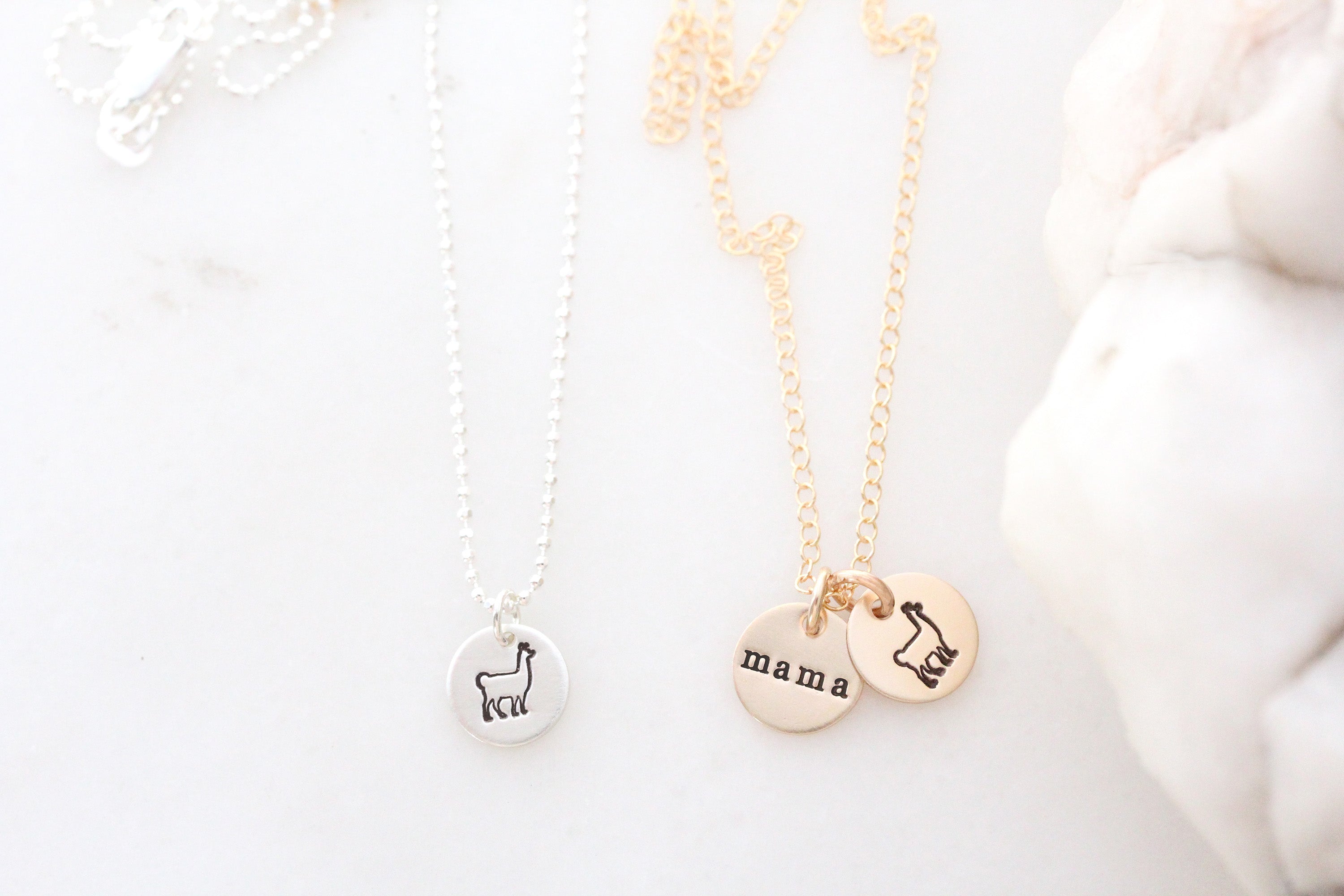 Llama necklace top