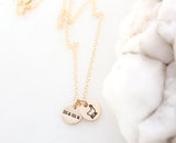 llama necklace {silver & gold}