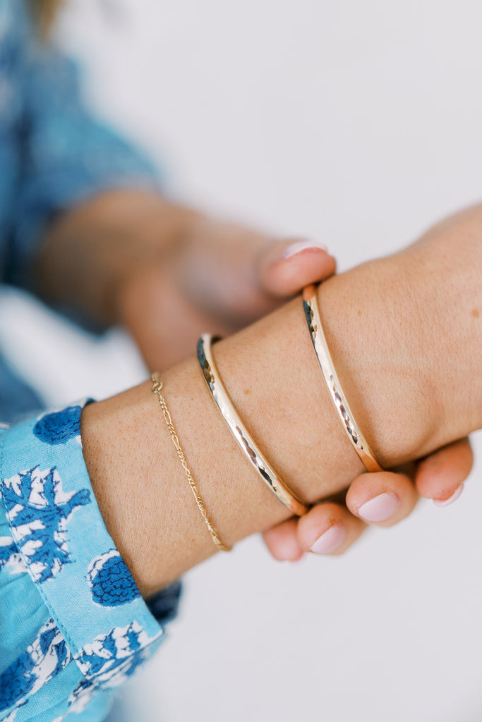 Gold shop handwriting bracelet