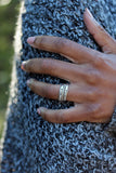 name ring + bead ring         {set of 2 or more}