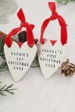 narrow heart ornament