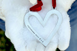 open heart ornament
