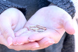 stackable name rings {10K rose gold}