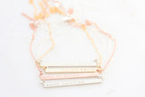 roman numerals necklace {silver or gold}