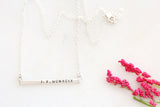 roman numerals necklace {silver or gold}