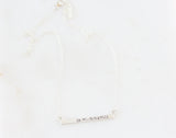 roman numerals necklace {silver or gold}