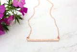 roman numerals necklace {silver or gold}