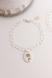 birthflower bracelet {sterling silver}