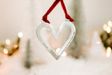 open heart ornament