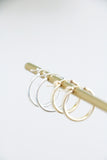 bold hoops { gold + silver }