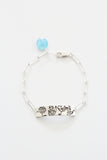 birthflower bar bracelet {sterling silver}