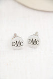 personalized cuff links { silver + gold }