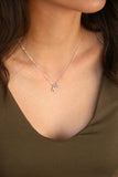 letter charm + birthstone { silver + gold }
