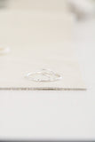 double arch ring { silver + gold }