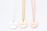 classic name necklace {sterling silver}