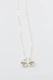 tiny hearts necklace {sterling silver}