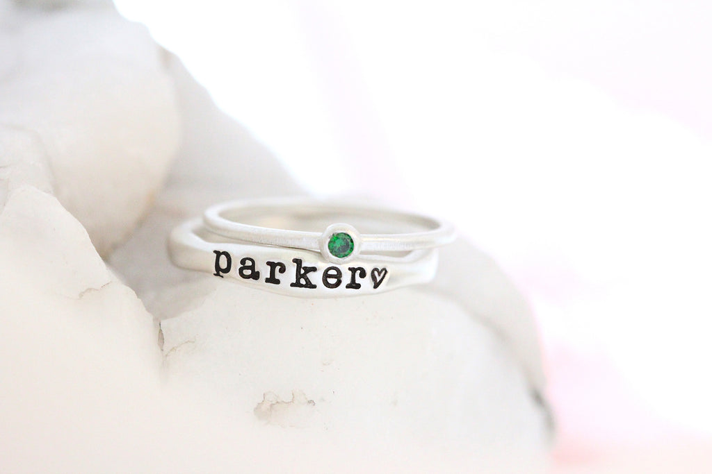 Baby name hotsell rings for moms