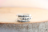 stacking name rings {sterling silver}