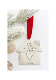 "home is where the heart is" ornament