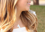 vertical bar necklace {with heart}